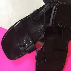 LAVORARIONE ARTIGIANA “ZEUS” SANDLES 10 leather zeus | Shoes | Vintage Zeus Leather Sandals Made In Italy  main image 3
